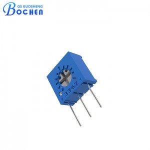 3362C 0.5w 10 Ohms To 5 Megohms 10% Tolerance Cermet Trimmer Potentiometer