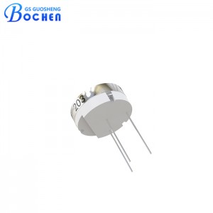 3329H-1 0.5w 20k Ohms 1/4″ Round Variable Resistor Single Turn Cermet Trimmer Potentiometer