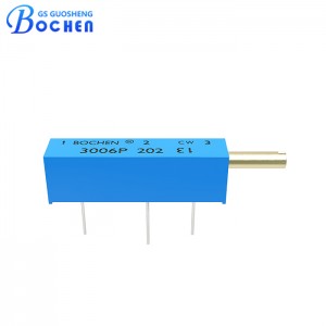 3006P-A1 0.75w 10k Ohm Adjustable Multiturn Trimming Potentiometer With 7mm Long Shaft