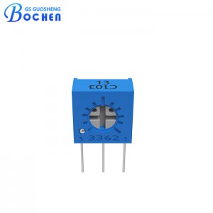 3362C 0.5w 10 Ohms To 5 Megohms 10% Tolerance Cermet Trimmer Potentiometer