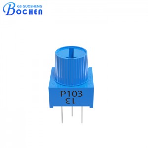 3386P-1 0.5W 10k ohms Precision Single Turn Cermet Trimmer Potentiometer with Knob